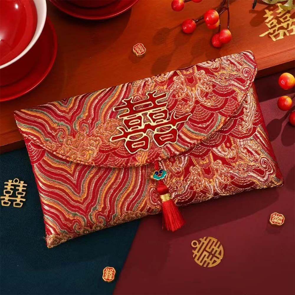 Traditional Wedding Money Pocket Chinese Style Red Packet New Year Red Envelope Spring Festival