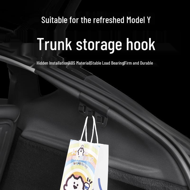 Model Y (6-Seater) Refreshed Tesla Trunk Side Hooks