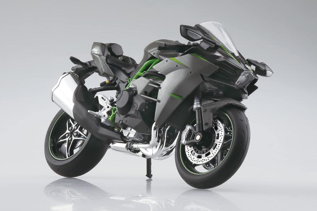 AOSHIMA Skynet Completed Bike Kawasaki Ninja H2 CARBON 1/12 '19