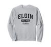 Elgin Texas TX Vintage Sports Design Черный дизайн Тренер
