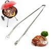 BBQ Tongs Stainless Steel Sausage Turning Grill Tongs for Bacon Steak Meat Vegetables Long Handle BBQ Grill Flipping Tongs Food-Grade Kitchen