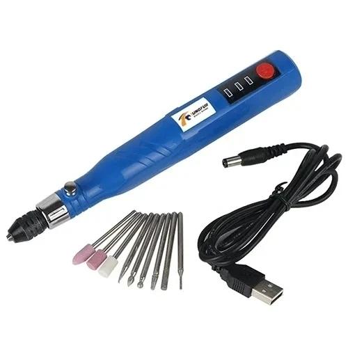 USB электрическая дрель беспроводная электрическая дрель гравировальная ручка вращающиеся инструменты мини дрель набор для полировки сверления резки инструменты Dremel