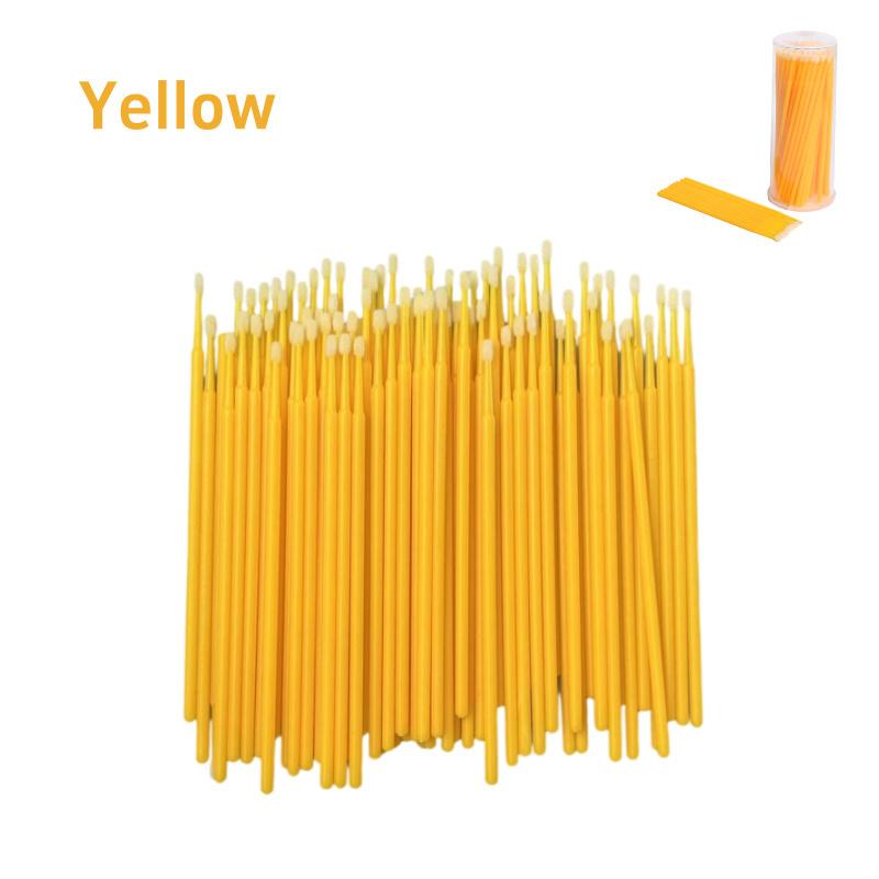 100Pcs/Bottle Automobile paint spot repair tools Dental Disposable Micro Brushes Applicators Micro Brush Dentistry Tools
