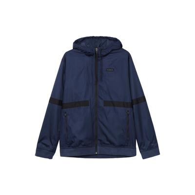 Lebron Brand Logo Patch Мужская куртка с капюшоном Верхняя одежда Синяя 927220-410