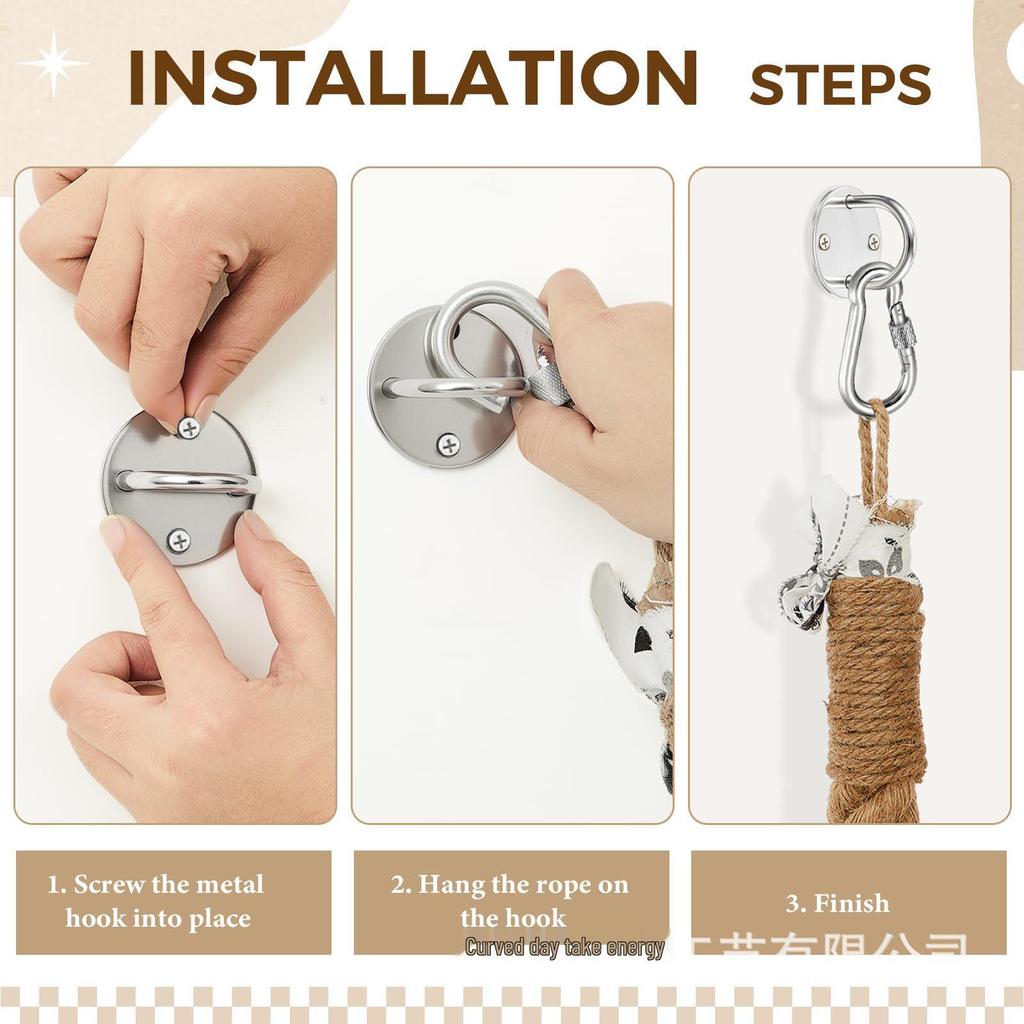 Всесезонное износостойкое дерево для кошек с утолщенным сизалевым канатом и когтеточкой