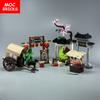 Нетоксичные Moc Кирпичи Китайский Древний Уличный Пейзаж Культура Новогодние Традиции Весенний Фестиваль Архитектура Модель Строительные Блоки Diy Игрушки