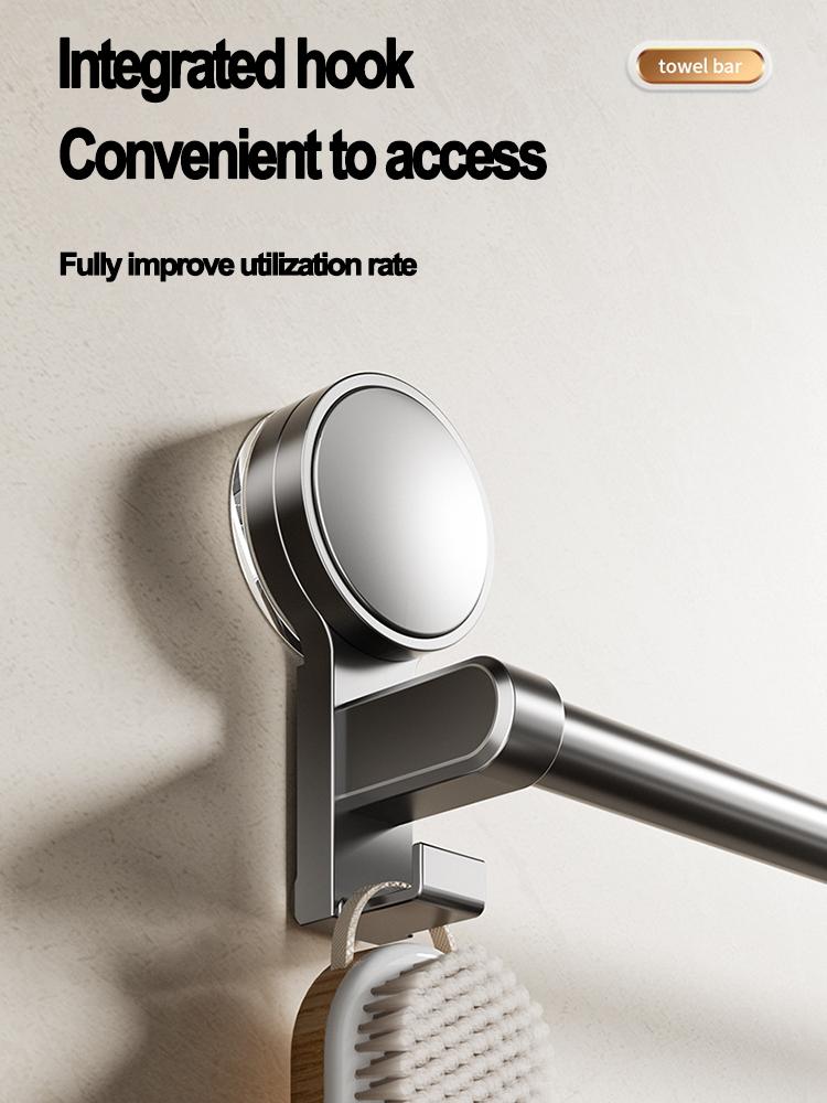 Прочная присоска для полотенец из нержавеющей стали, вешалка для полотенец для ванной комнаты, без сверления, 10 кг, прочная, водонепроницаемая, для ванной комнаты/кухни