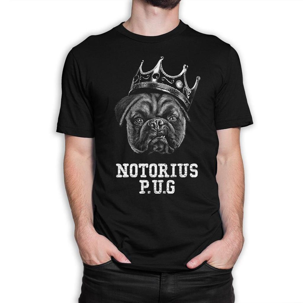 Notorious PUG Hip Hop Funny T-Shirt, Men's and Women's Sizes