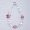 PICOCICI Rhinestone Star Decor Anti-fall Phone Chain Beaded Wrist Strap