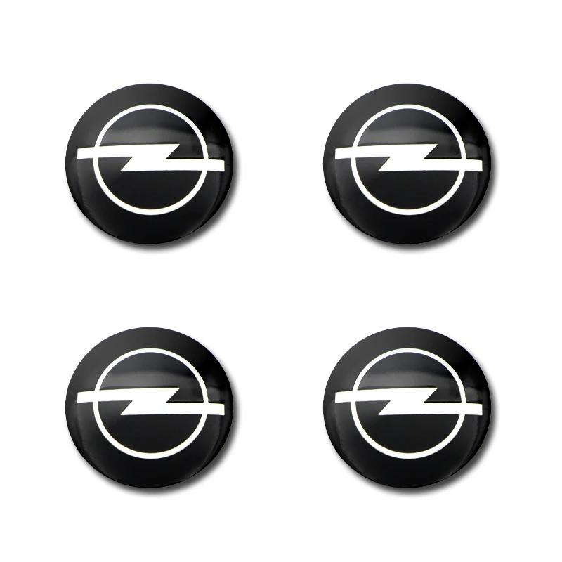 4pc Metal Car Wheel Stickers Wheel Center Sticker rescue tools For Opel Ampera Corsa Astra Crossland Crossland-X Mokka Cascada