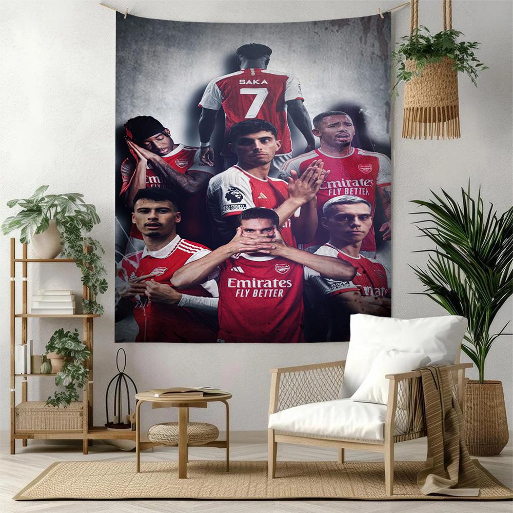 Arsenal Wall Decor Tapestry Art For Pet Memorial Birthdaywedding Party Backdrop Family Gift