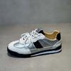 Модные кожаные кроссовки для бега Мужская повседневная обувь Уличная дышащая Мужская обувь для ходьбы Легкие удобные белые кроссовки Теннисная спортивная обувь