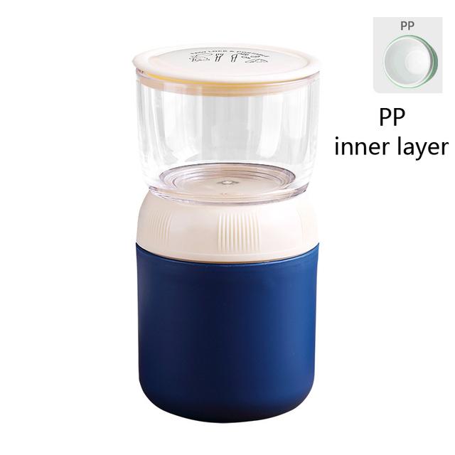 Портативный набор контейнеров для завтрака, овсянки, хлопьев, орехов, йогурта, салата с крышкой, ложка, чашка для закусок, миска для еды, супа, кухонный ланч-бокс