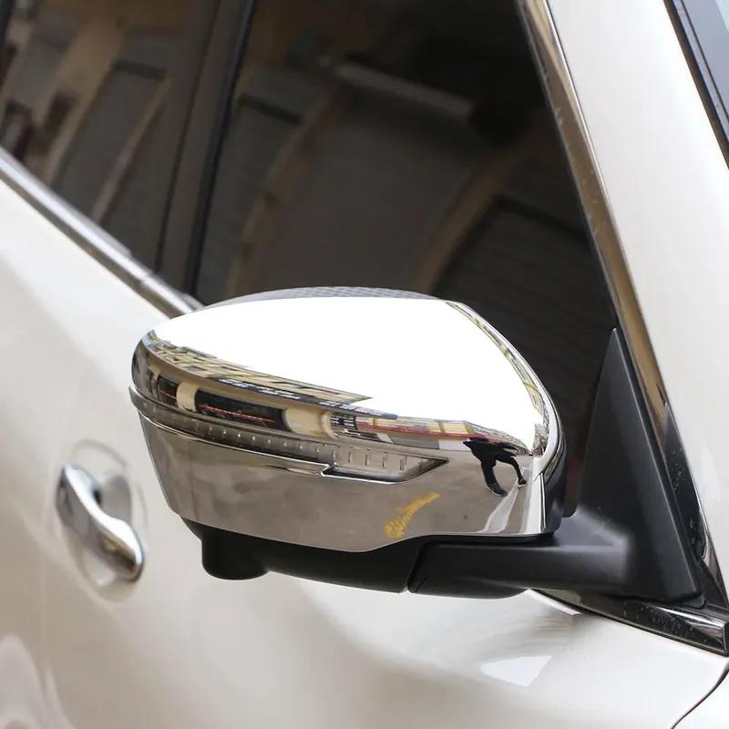 Для Nissan X-Trail Xtrail T32 Rogue 2014 - Qashqai J11 2014 - Накладка на зеркало заднего вида Наклейка на боковые зеркала Аксессуары