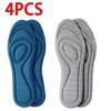 2Pcs/4Pcs Memory Foam Insoles Anti-bacterial Anti-odor and Breathable Insoles Man Sports Shoes Outdoor Sports Running Insoles