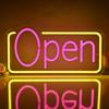 Open Neon Sign Advertisement Board Restaurant Beauty Salon Bar Cafe Music Studio Storefront Spa Hotel Party Club Wall Decor
