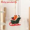 Ornaments Christmas Tree With Resin Santas Snowmen Reindeer For Seasonal Decor
