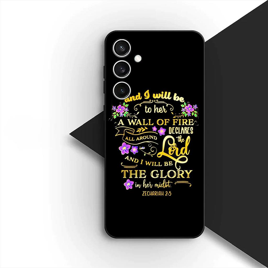 Casing for Xiaomi Poco C75 C65 C85 X7 X6 M8 F7 F8 Ultra F6 Pro Phone Cover Protective Case Bible Verse Christian Jehovah God
