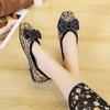 2024 Autumn New Square Toe Bow Tie Flat Casual Shoes Women Fashion Leopard Designer Soft Sole Loafers Female Slip On Lazy Shoes