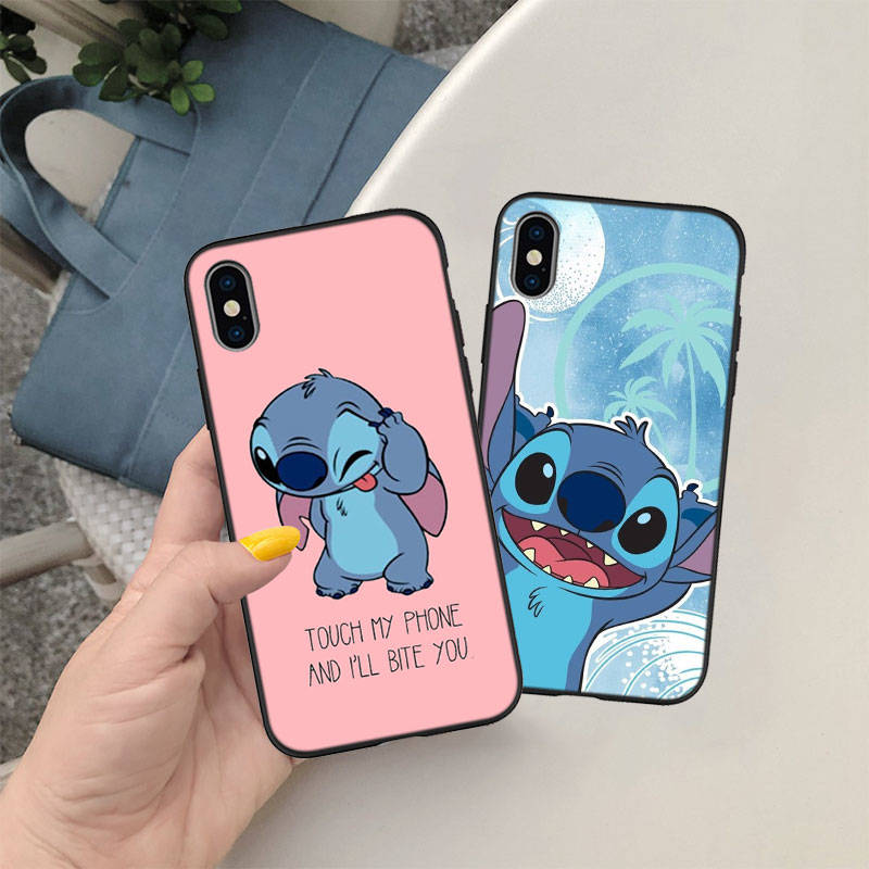 Чехол для телефона ED32 Lilo Stitch для iPhone 6 6s 7 8 11 12 13 14 15 XS Pro Max XR X SE Samsung S20 S21 S22 S23 S24 FE Ultra Plus Lite S21S A55