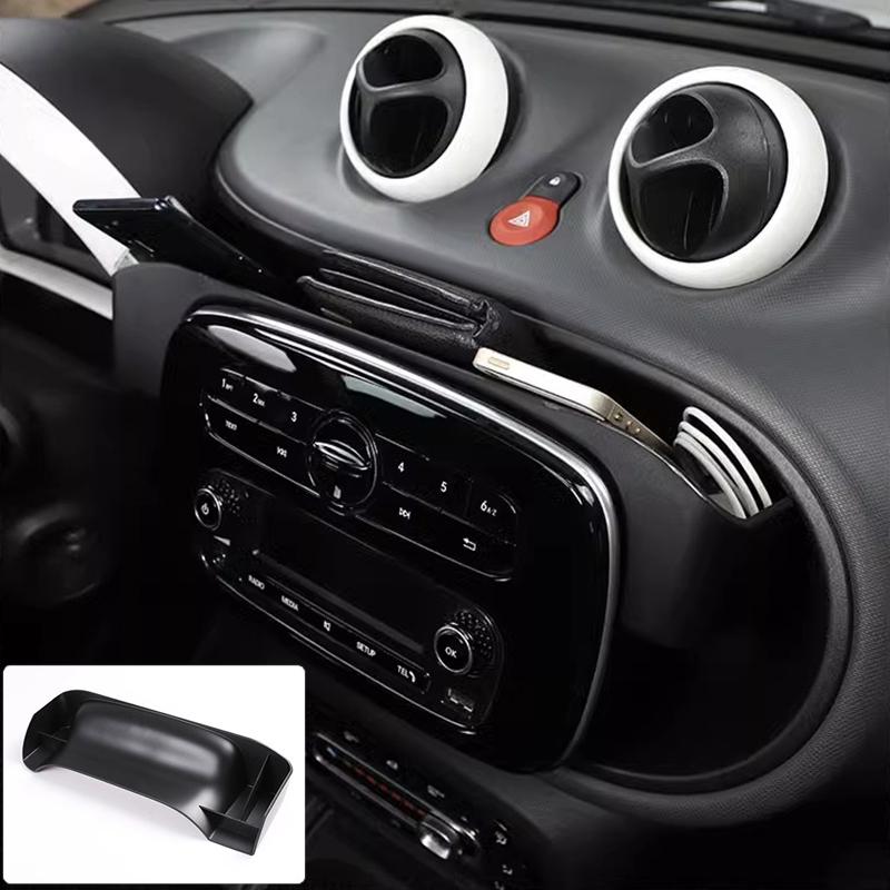 Органайзер-бокс для центральной консоли автомобиля для Mercedes Smart 453 Fortwo Forfour 2015-2019 Контейнер-бокс для хранения Аксессуары