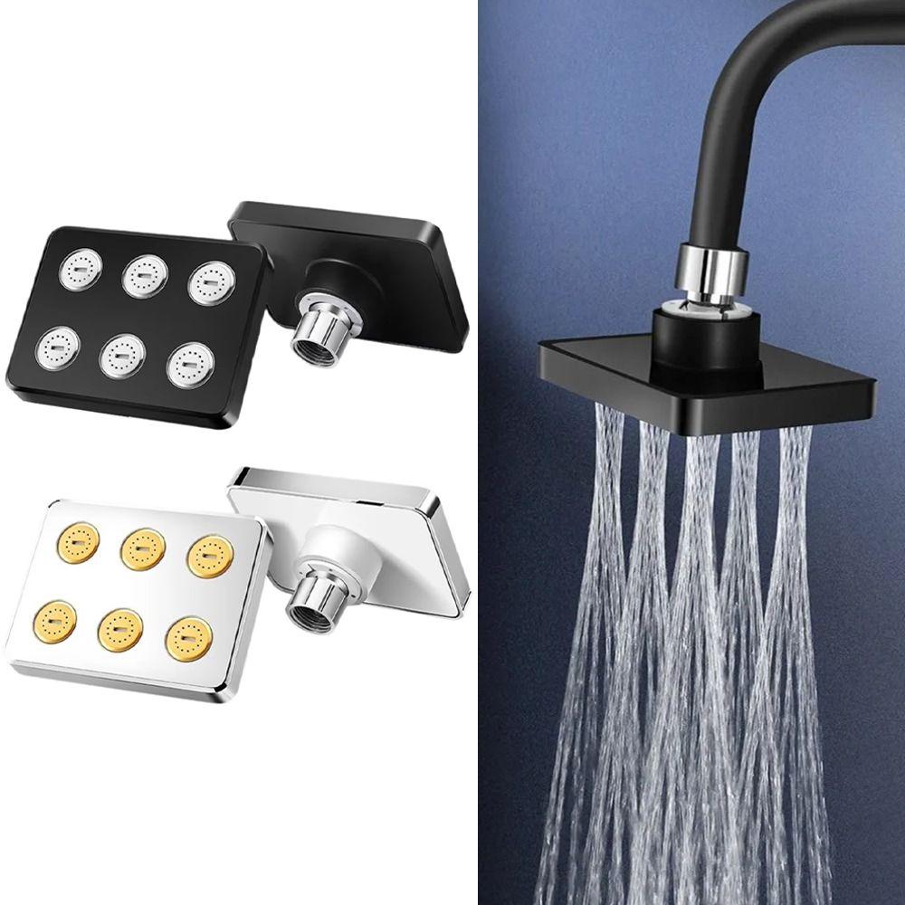 360° Rotating Top Spray Shower Head Wall-Mounted Shower Replacement Bath Shower Head  Home