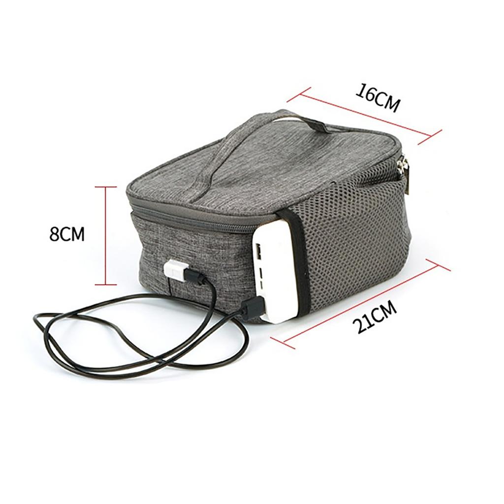 Портативный USB-нагревательный ланч-бокс с электрическим подогревом, мини-печь, сумка для хранения продуктов, грелка