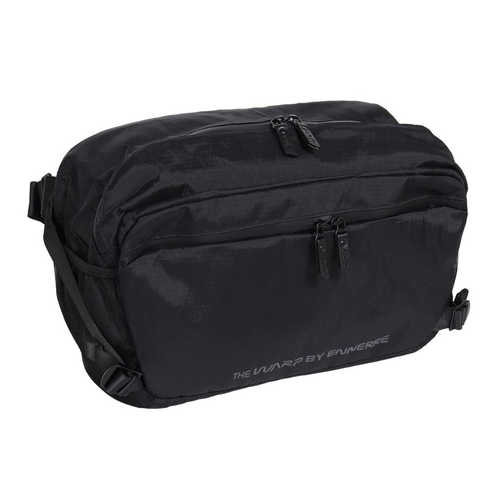 The Warp by Ennerre Bag WB3MGE54 BLK One-Shoulder (Black/FF/Men's)
