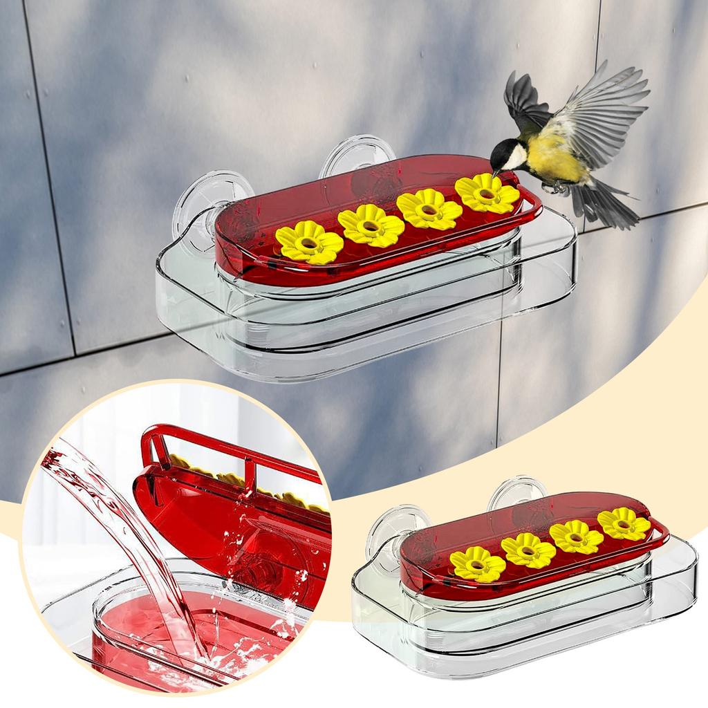 Window Hummingbird Feeder Suction Cup Hummingbird Water Feeder