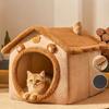 Cat House Dog Kennel Pet House Cat House Cat House Dog House Dog House Mat Keep Warm In Winter and Deep Sleep Can Be Removed and Washed