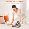500W Mattress Vacuum Cleaner, UV-C Light, 9000 Pa Suction, 70°C Hot Air and Dual Dust Tanks