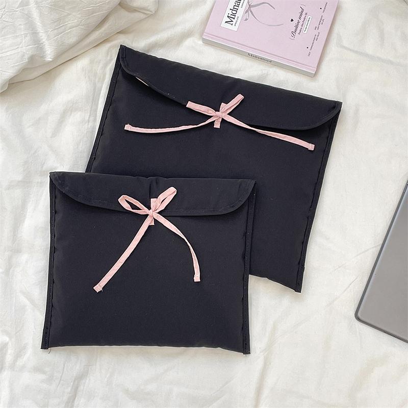 11/13Inch Laptop Storage Bag Ballet Style Bowknot Soft Case Sleeve Pouch Tablet Bag Protective Laptop Bag