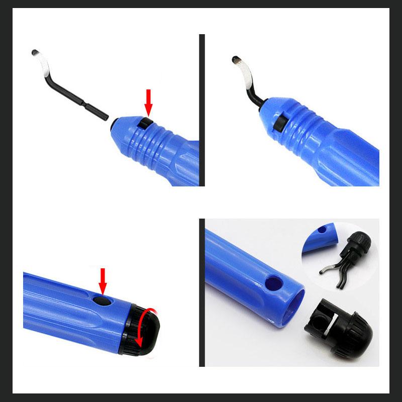 11 шт./комплект вращающихся лезвий для снятия заусенцев с ручкой, ручной инструмент для снятия заусенцев, нож для обрезки, скребок, набор инструментов для снятия фаски с кромки