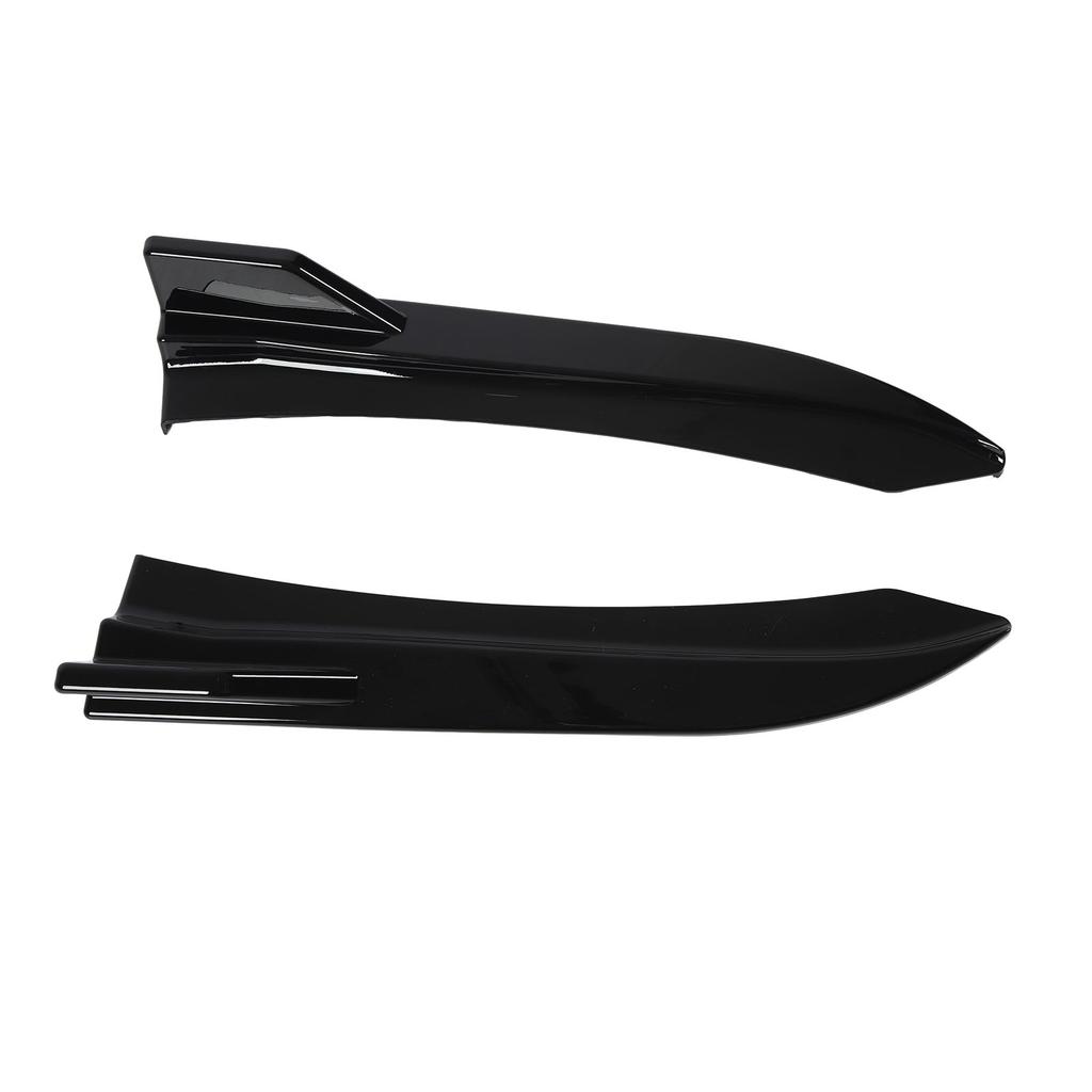 2Pcs Car Rear Bumper Splitter Glossy Black Side Spoiler for 3 Series F30 F31 M Sport 2011 to 2019
