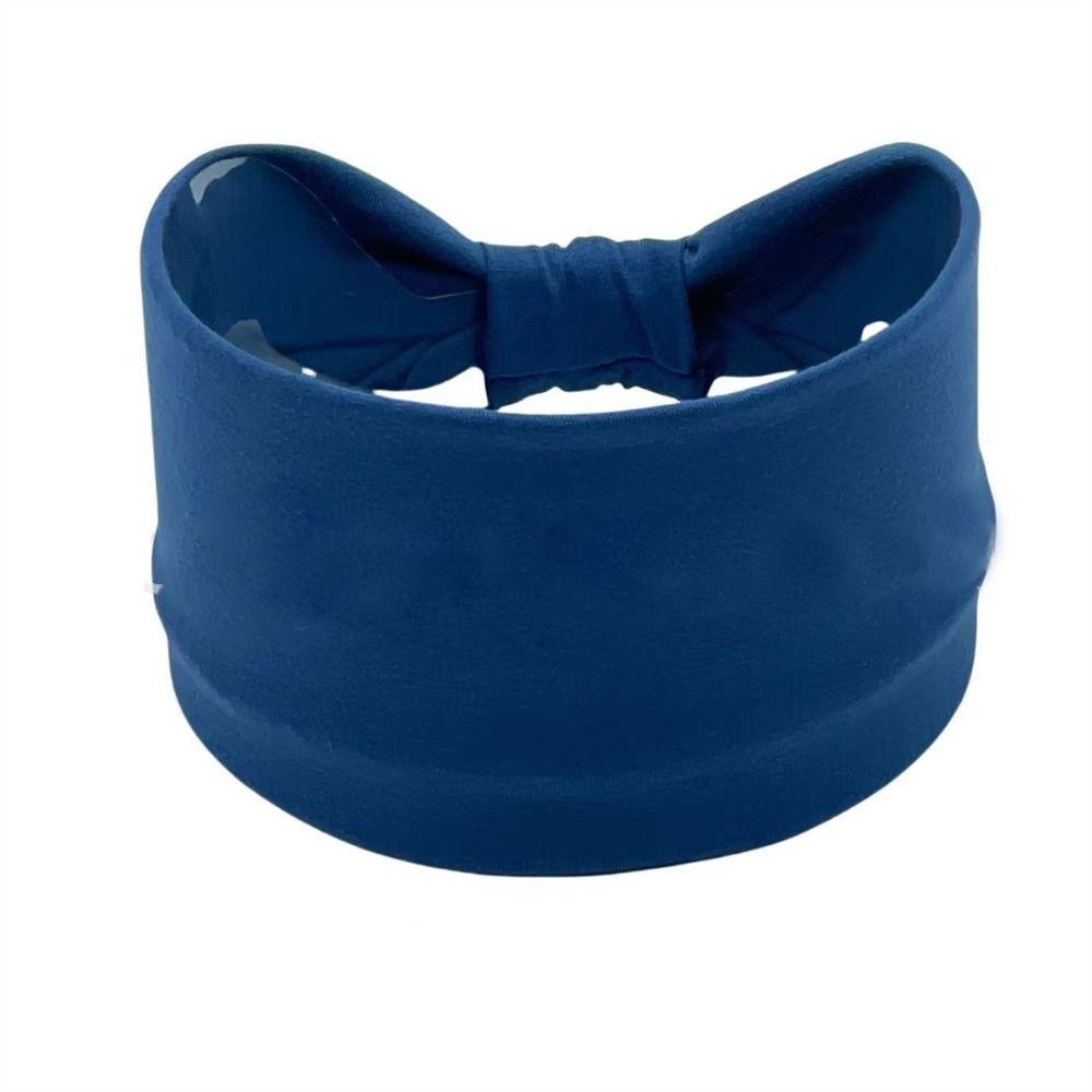 Эластичная повязка для волос для йоги однотонная головной убор аксессуары для бега спортивная повязка женская