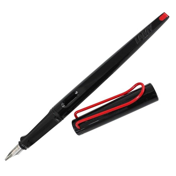 LAMY Calligraphy Fountain Pen 1.9mm Joy L15C Black Red Clip
