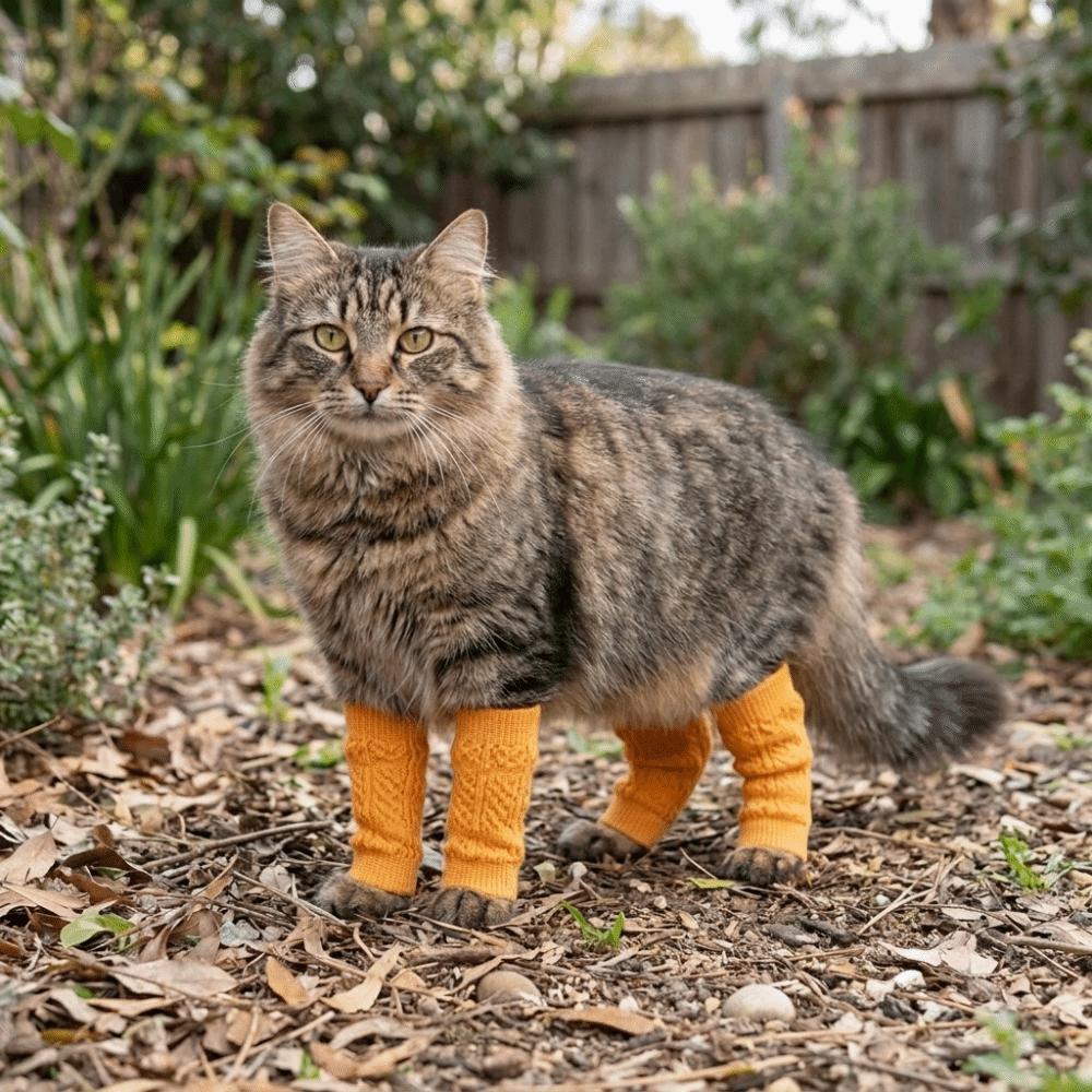 4PCS Non Slip Pet Knee Protectors Breathable Dog Elbow Cover Dog Leg Sleeves for Dogs Cats