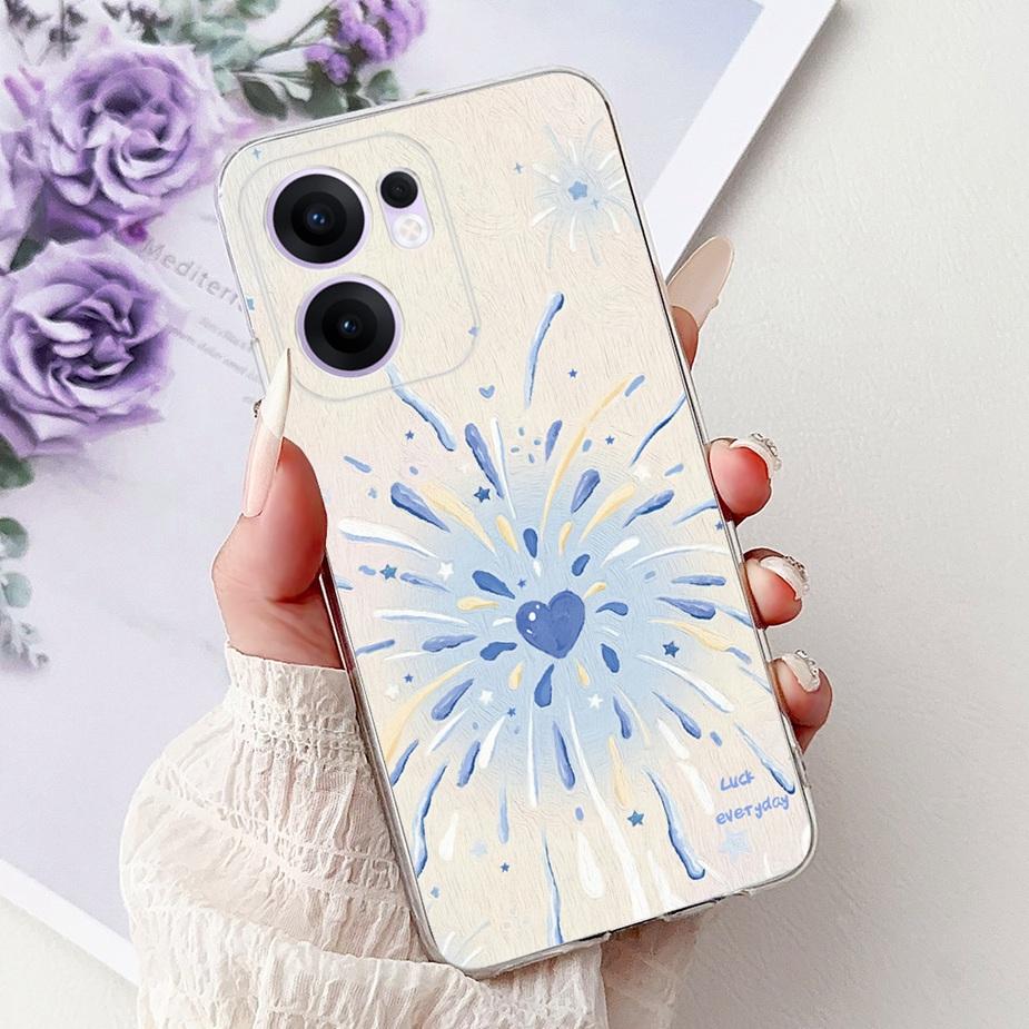 Чехол для Oppo Reno 13F 4G Reno13 Pro Новый модный окрашенный чехол Мягкие силиконовые чехлы для телефона Для Oppo Reno 13 Pro Reno13 F 5G Fundas
