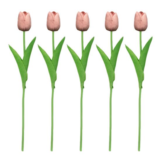 5 шт. Имитация тюльпана 34 см Искусственный тюльпан Поддельные цветы Искусственный тюльпан оптом Подарок на День матери для вазы Главная Кухня Свадьба Весна Украшения для вечеринки