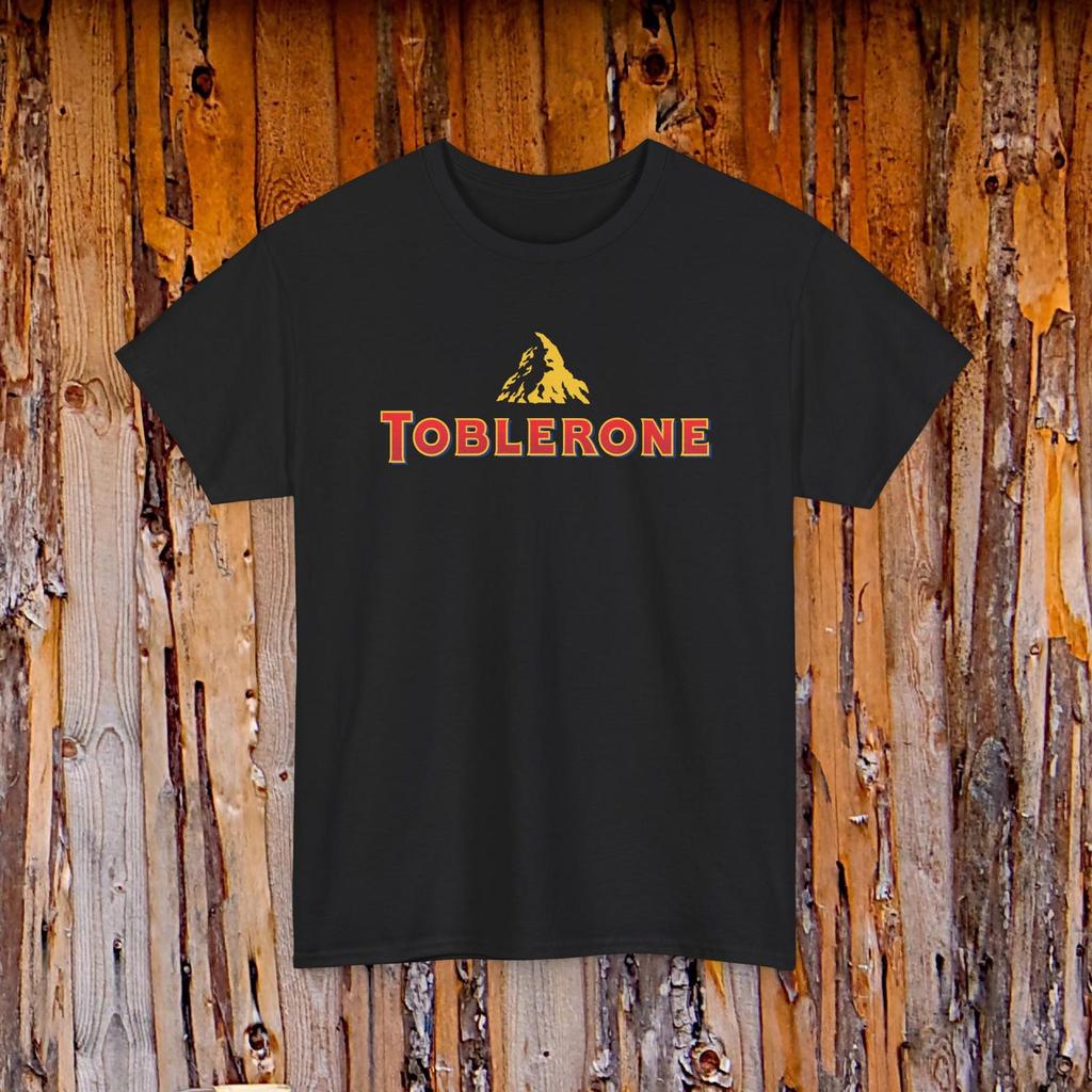Футболка Toblerone для любителей шоколада | Ретро-футболка с шоколадом