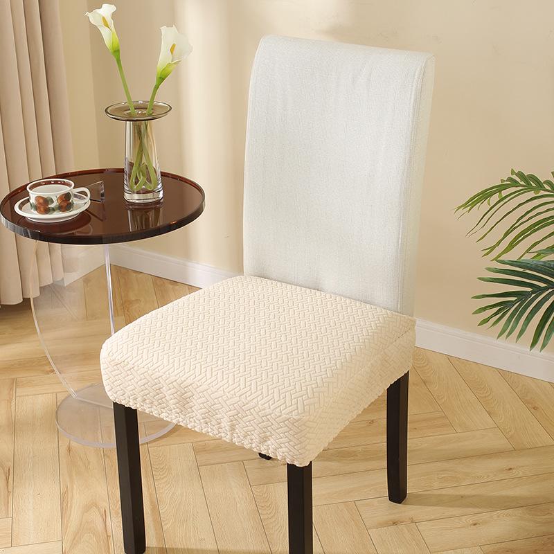 Thickened detachable and washable restaurant chair cover dust cushion cover suitable for bedroom restaurant hotel and banquet protective covers