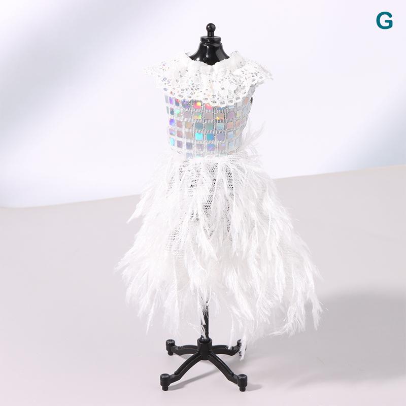 Кукольная одежда для кукол 30 см, вечернее платье, юбка со шлейфом, свадебное платье, платье принцессы, аксессуары для декора кукольного домика