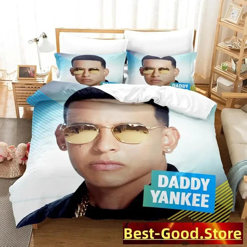 Постельное белье Daddy Yankee Односпальный Полуторный Двуспальный Кинг-сайз Комплект постельного белья Взрослый Детский Спальня Аниме Комплекты пододеяльников Кровать