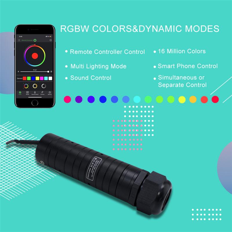 Автомобильный потолочный звездный свет Dc12V 6W Rgb Led 150 шт. оптоволоконный свет РЧ пульт управления