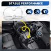 AA92-For Creta Ix25 2015- Car Chrome Front Water Cup Holder Decoration Frame Cover Trim Accessories