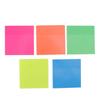 Клейкие заметки 5 цветов Сделай сам Использование ПЭТ материал Милые Легкие 75 мм Длина 75 мм Ширина Офисные принадлежности для индексации