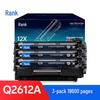 Совместимый черный картридж с тонером Gezhige 12A Q2612A