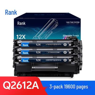 Совместимый черный картридж с тонером Gezhige 12A Q2612A