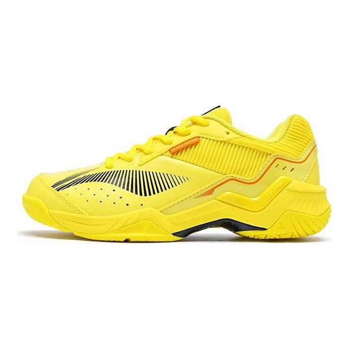 Li Ning Thunder Тренировочные Бадминтонные Кроссовки с Амортизацией и Дышащей Поверхностью Низкие Унисекс Ярко-желтые AYTV005-3