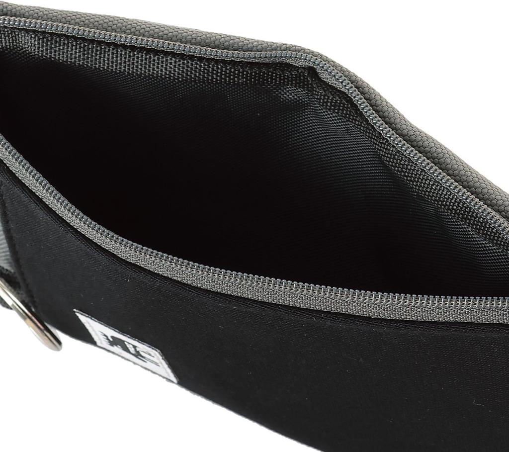 Наплечная сумка для смартфона, чехол для смартфона, которым можно пользоваться во время ношения, 8610 черный x угольно-серый [Mozu] сумка, чехол, ремешок, молния, тонкий,